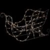 Northlight 48" Lighted Sleigh Outdoor Christmas Decoration White
