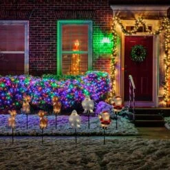 Northlight Lighted Rudolph And Friends Christmas Outdoor Pathway Markers - Set Of 4 Blue 17 Northlight Lighted Rudolph And Friends Christmas Outdoor Pathway Markers - Set Of 4 Blue -Northlight 16556830903120 2