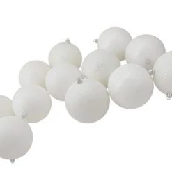 Northlight Shatterproof 4-Finish Christmas Ball Ornaments - 2.5" (60mm) - Winter White - 24ct 11 Northlight Shatterproof 4-Finish Christmas Ball Ornaments - 2.5" (60mm) - Winter White - 24ct -Northlight 166664147129680