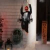 Northlight Animated Swinging Pumpkin Man Halloween Decoration - 30" Gray -Northlight 167329276926896