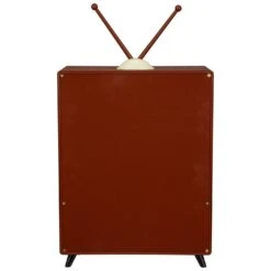 Northlight LED Lighted Musical Snowing Santa TV Set Christmas Decoration - 12" Brown -Northlight 172163344712928