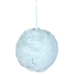 Northlight Faux Fur Plush Ball Christmas Ornament - 4" - Light Green 12 Northlight Faux Fur Plush Ball Christmas Ornament - 4" - Light Green -Northlight 175621735166672