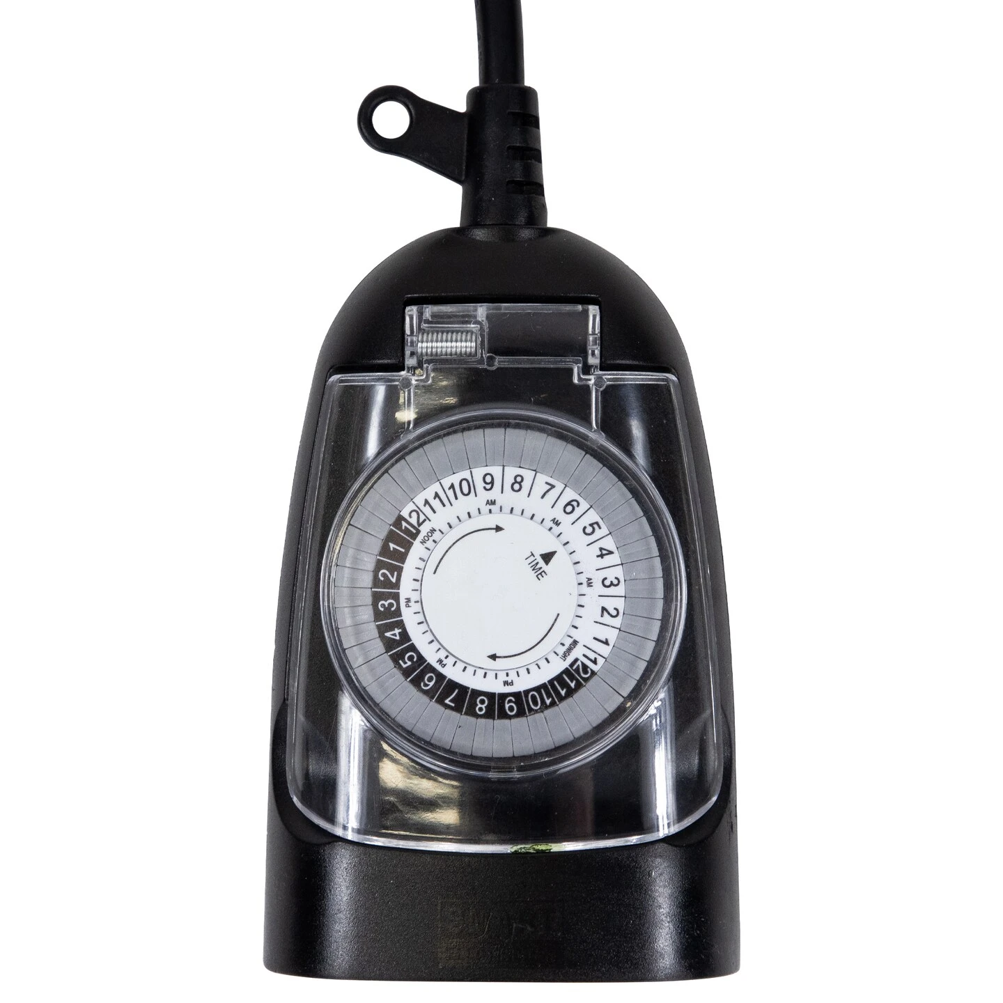 Northlight 24-Hour Heavy Duty Plug-In Timer - 5" - Black 6 Northlight 24-Hour Heavy Duty Plug-In Timer - 5" - Black - Image 4