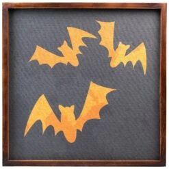 Northlight Halloween Bat Silhouettes Wall Hanging Decoration - 15.75" Black 12 Northlight Halloween Bat Silhouettes Wall Hanging Decoration - 15.75" Black -Northlight 182238704526768