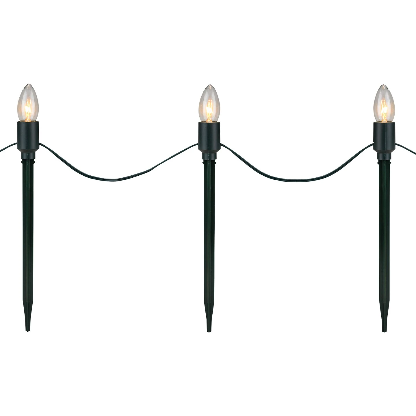 Northlight Lighted C9 Christmas Outdoor Pathway Markers - 10.5"- Clear - Set Of 15 7 Northlight Lighted C9 Christmas Outdoor Pathway Markers - 10.5"- Clear - Set Of 15 - Image 5