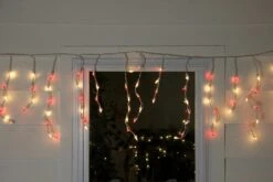 Northlight Mini Icicle Incandescent Christmas Lights - Red And Clear - 8.75' White Wire - 150ct -Northlight 197697355007200