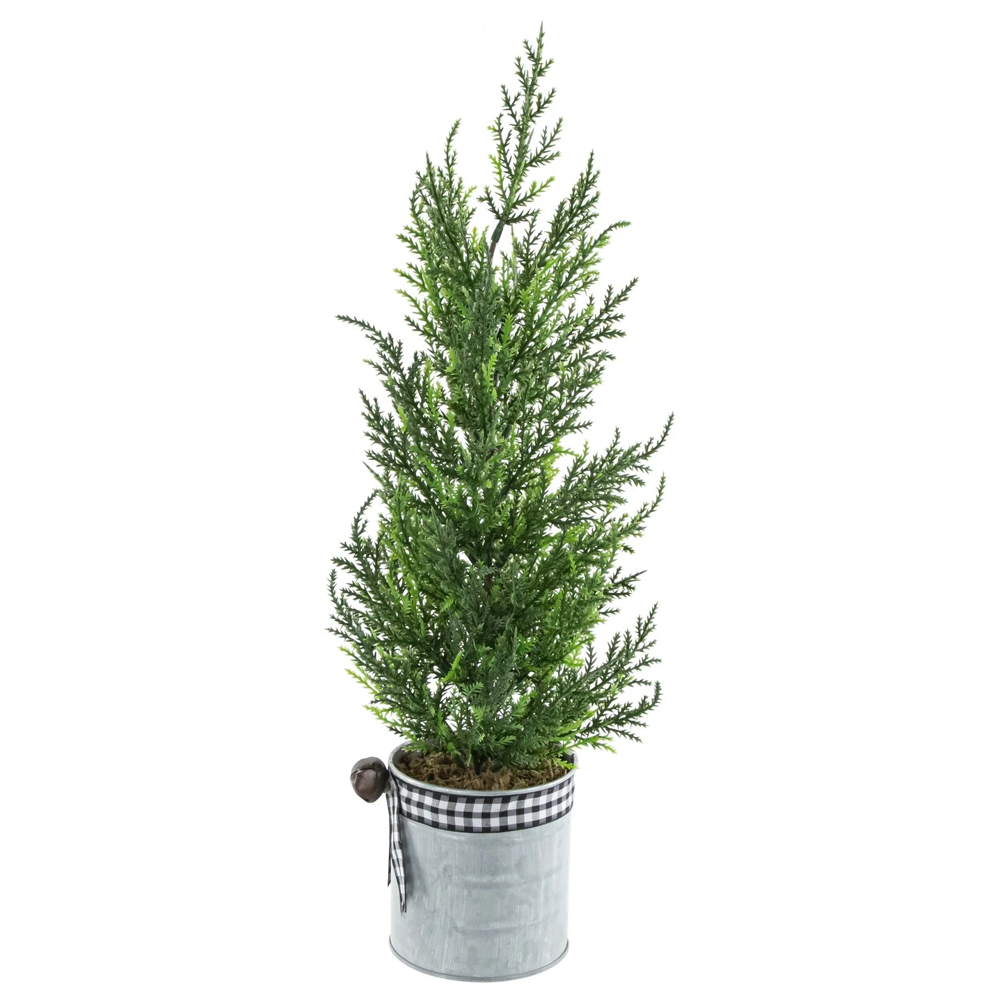 Northlight Artificial Cypress Christmas Tree - 18.5" - Unlit Green 7 Northlight Artificial Cypress Christmas Tree - 18.5" - Unlit Green - Image 5