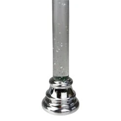 Northlight LED Glittered Flameless Christmas Candle - 9.25" Clear -Northlight 197698978202848