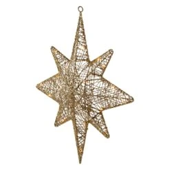 Northlight LED Lighted Hanging Bethlehem Star Outdoor Christmas Decoration - 22" - Warm White Gold 13 Northlight LED Lighted Hanging Bethlehem Star Outdoor Christmas Decoration - 22" - Warm White Gold -Northlight 197699076768992