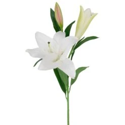 Northlight Real Touch™ Artificial Casa Blanca Lily Sprays - 38" - White - Set Of 6 -Northlight 197699269706976