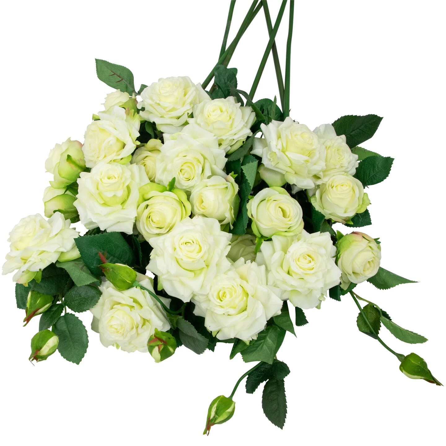 Northlight Real Touch™ White Artificial Rose Floral Sprays, Set Of 6 -35" 9 Northlight Real Touch™ White Artificial Rose Floral Sprays, Set Of 6 -35" - Image 7