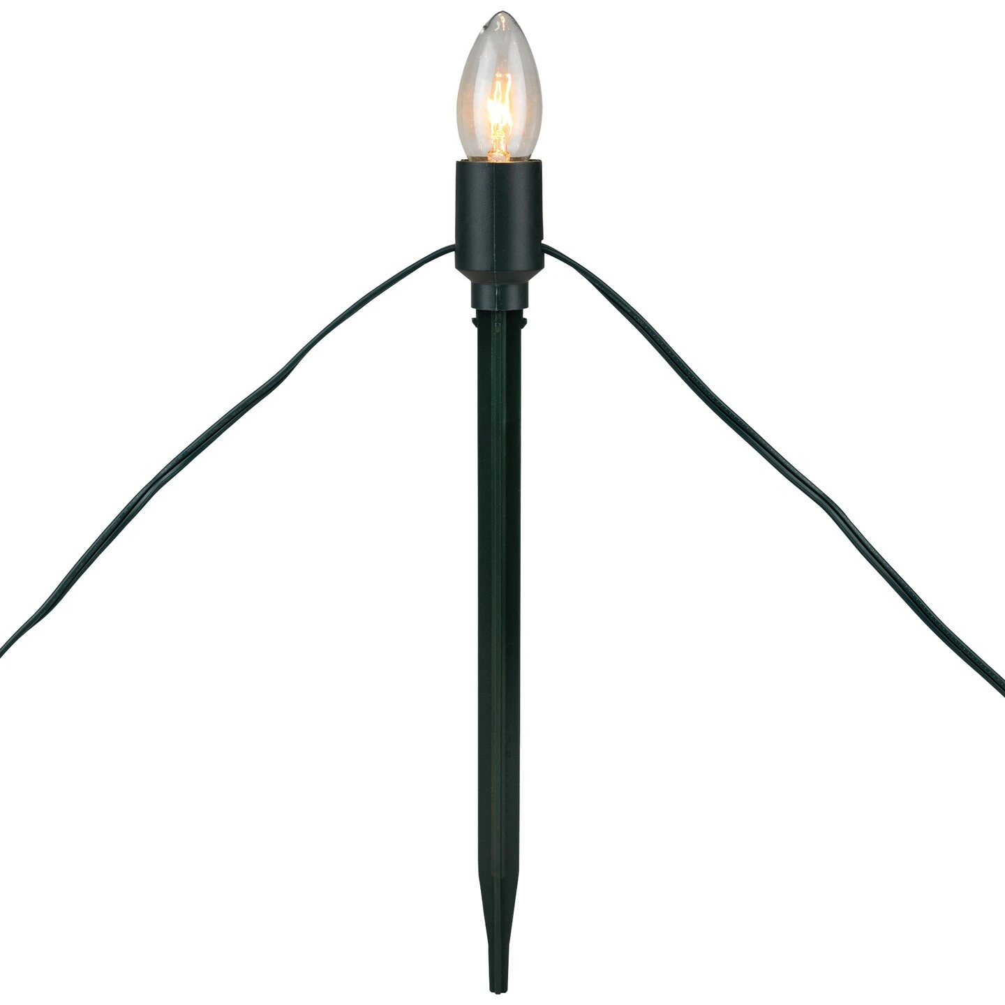 Northlight Lighted C9 Christmas Outdoor Pathway Markers - 10.5"- Clear - Set Of 15 4 Northlight Lighted C9 Christmas Outdoor Pathway Markers - 10.5"- Clear - Set Of 15 - Image 2