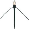 Northlight Lighted C9 Christmas Outdoor Pathway Markers - 10.5"- Clear - Set Of 15