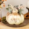Northlight Pumpkins And Berries Fall Harvest Decoration - 9" White 2 Northlight Pumpkins And Berries Fall Harvest Decoration - 9" White -Northlight 203159933742000