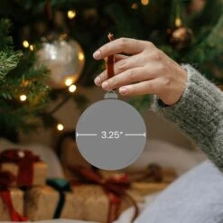 Northlight Glittered Glass Christmas Ball Ornament - 3.25" - Red And Silver -Northlight 205127506813648