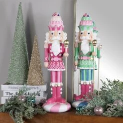 Northlight Pastel Candy Nutcracker King Christmas Figure - 21.5" - Pink 13 Northlight Pastel Candy Nutcracker King Christmas Figure - 21.5" - Pink -Northlight 205314402261200