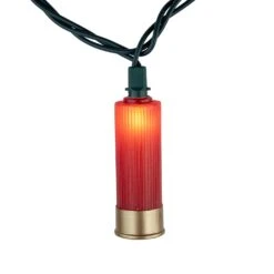Northlight Shotgun Shells Patio Light Set - Red And Gold - 6' Green Wire - 10ct 14 Northlight Shotgun Shells Patio Light Set - Red And Gold - 6' Green Wire - 10ct -Northlight 205720789592208