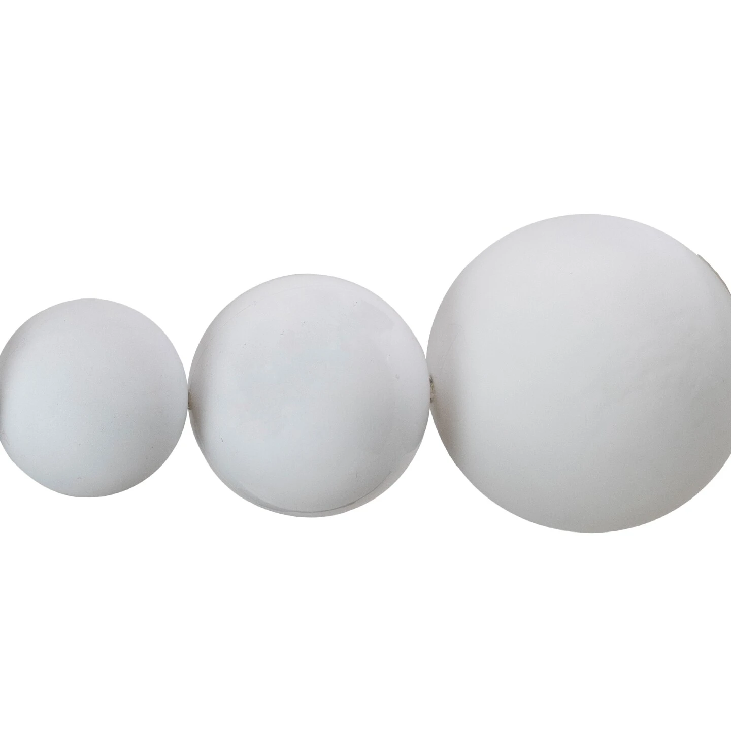 Northlight 6' White Shiny And Matte Shatterproof Ball Christmas Swag 8 Northlight 6' White Shiny And Matte Shatterproof Ball Christmas Swag - Image 6