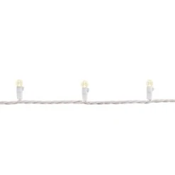 Northlight LED G12 Berry Faceted Christmas Lights - Warm White - 15.9' White Wire - 50ct -Northlight 214175261543888