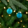 Northlight 2-Finish Christmas Glass Ball Ornaments - 1.75" (44.5mm) - Turquoise Blue - 10ct 1 Northlight 2-Finish Christmas Glass Ball Ornaments - 1.75" (44.5mm) - Turquoise Blue - 10ct -Northlight 214175287987920