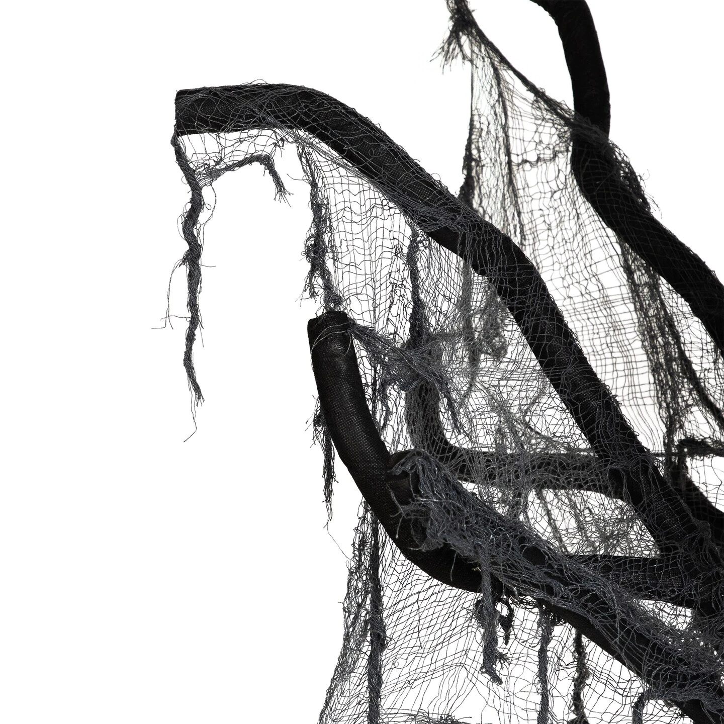 Northlight Standing Draped Ghost Tree Halloween Decoration - 7.5' - Black And Gray 8 Northlight Standing Draped Ghost Tree Halloween Decoration - 7.5' - Black And Gray - Image 6