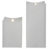 Northlight LED Flickering Flameless Wax Rectangular Candles - 8" - White - Set Of 2 -Northlight 215844498350304