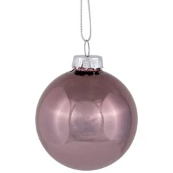 Northlight Shiny And Matte Christmas Glass Ball Ornaments - 2.25" (55mm) - Pink - 24ct