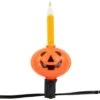 Northlight Jack O' Lantern Halloween Bubble Lights - 6' - Black Wire - 7ct Orange 1 Northlight Jack O' Lantern Halloween Bubble Lights - 6' - Black Wire - 7ct Orange -Northlight 219932977380192