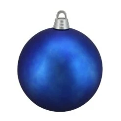 Northlight Shatterproof Commercial Matte Christmas Ball Ornament - 12" (300mm) - Lavish Blue 8 Northlight Shatterproof Commercial Matte Christmas Ball Ornament - 12" (300mm) - Lavish Blue -Northlight 219934034005856 1