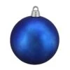 Northlight Shatterproof Commercial Matte Christmas Ball Ornament - 12" (300mm) - Lavish Blue 1 Northlight Shatterproof Commercial Matte Christmas Ball Ornament - 12" (300mm) - Lavish Blue -Northlight 219934034005856