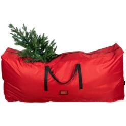 Northlight 65" Red And Black Artificial Christmas Tree Storage Bag -Northlight 221974777572832