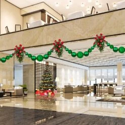 Northlight 6' Green Shiny And Matte Shatterproof Ball Christmas Swag 13 Northlight 6' Green Shiny And Matte Shatterproof Ball Christmas Swag -Northlight 221974903765984