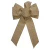 Northlight Glittered Polka Dots 6-Loop Burlap Christmas Bow Decoration - 9" X 14" Brown 2 Northlight Glittered Polka Dots 6-Loop Burlap Christmas Bow Decoration - 9" X 14" Brown -Northlight 2305871687092920992