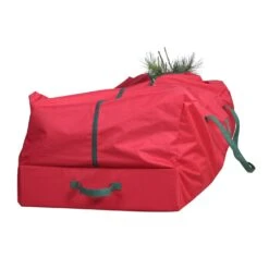 Northlight 7.5’ Red And Green Rolling Artificial Christmas Tree Storage Bag -Northlight 2305871687231333024