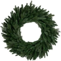 Northlight Real Touch™ Grande Spruce Artificial Christmas Wreath - 36" - Unlit Green