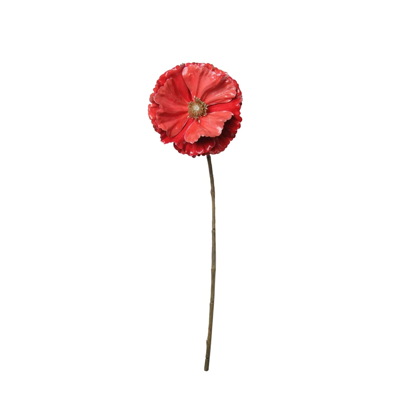 Northlight Poppy Artificial Floral Stem Spray - 18" - Coral Pink 3 Northlight Poppy Artificial Floral Stem Spray - 18" - Coral Pink