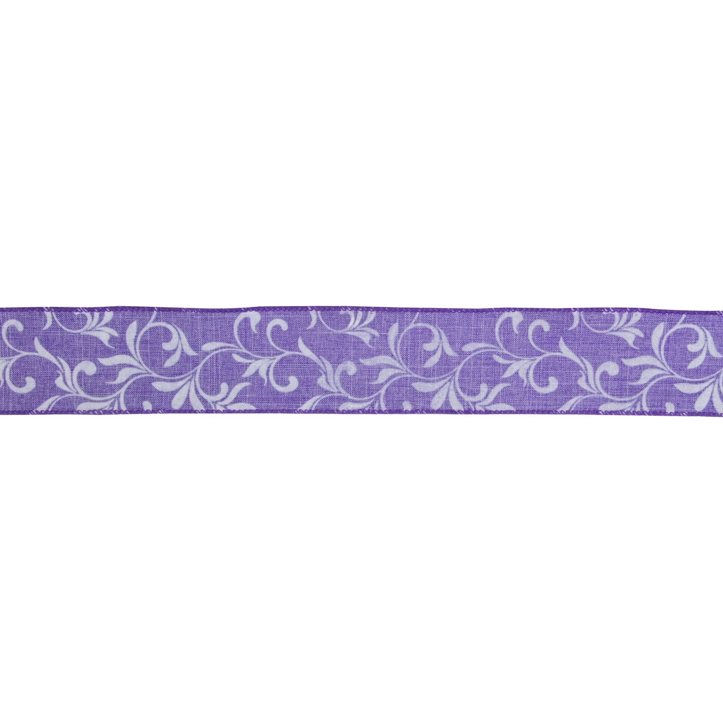 Northlight Purple Floral Wired Craft Ribbon 2.5" X 10 Yards 3 Northlight Purple Floral Wired Craft Ribbon 2.5" X 10 Yards