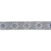 Northlight Gray And White Glitter Snowflake Christmas Wired Craft Ribbon 2.5" X 16 Yards 2 Northlight Gray And White Glitter Snowflake Christmas Wired Craft Ribbon 2.5" X 16 Yards -Northlight 2305871688523178656