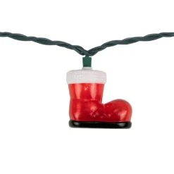 Northlight Santa's Boots Christmas Light Set - Clear - 7.5' Green Wire - 10ct Red 15 Northlight Santa's Boots Christmas Light Set - Clear - 7.5' Green Wire - 10ct Red -Northlight 2305898005411872208