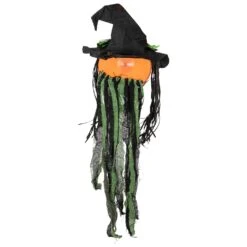 Northlight Creepy Jack-O-Lantern 3-D Halloween Window Decoration Orange -Northlight 2305899221938685152