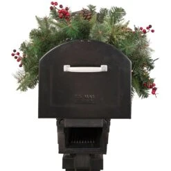 Northlight 36" Pre-lit Decorated Pine Cone And Berries Artificial Christmas Mailbox Swag Green 11 Northlight 36" Pre-lit Decorated Pine Cone And Berries Artificial Christmas Mailbox Swag Green -Northlight 2305899222978872544