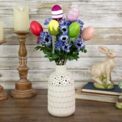 Northlight Set Of 6 Colorful Speckled And Glittered Easter Egg Picks, 14.5" Pink 13 Northlight Set Of 6 Colorful Speckled And Glittered Easter Egg Picks, 14.5" Pink -Northlight 2305899223180199136