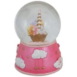 Northlight 5" Children's Pink Sleepy Time Musical Snow Globe -Northlight 2305899223457023200