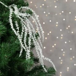 Northlight 27" White Glittered Weeping Christmas Spray 10 Northlight 27" White Glittered Weeping Christmas Spray -Northlight 2305899223565878496