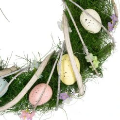 Northlight Speckled Eggs And Spring Flowers Easter Wreath - 15" Green 12 Northlight Speckled Eggs And Spring Flowers Easter Wreath - 15" Green -Northlight 2305974729435822096