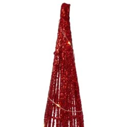Northlight LED Lighted Glitter Cone Tree Outdoor Christmas Decorations - 23.5" - Set Of 3 Red 15 Northlight LED Lighted Glitter Cone Tree Outdoor Christmas Decorations - 23.5" - Set Of 3 Red -Northlight 2305989235989103840