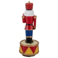Northlight Revolving Musical Christmas Nutcracker Figure - 8.25" Red -Northlight 2305989237717157088