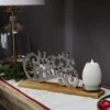 Northlight "Merry Christmas" Metal Sign Votive Candle Holder -15.5" Silver