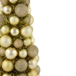 Northlight 3-Finish Shatterproof Ball Christmas Tree With Tinsel - 15.75" - Gold 13 Northlight 3-Finish Shatterproof Ball Christmas Tree With Tinsel - 15.75" - Gold -Northlight 2306015172566795488