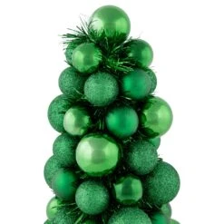 Northlight 3-Finish Shatterproof Ball Christmas Tree With Tinsel - 15.75" - Green 16 Northlight 3-Finish Shatterproof Ball Christmas Tree With Tinsel - 15.75" - Green -Northlight 2306040707489547488